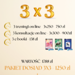 3 x 3 - pakiet dosiadowy online