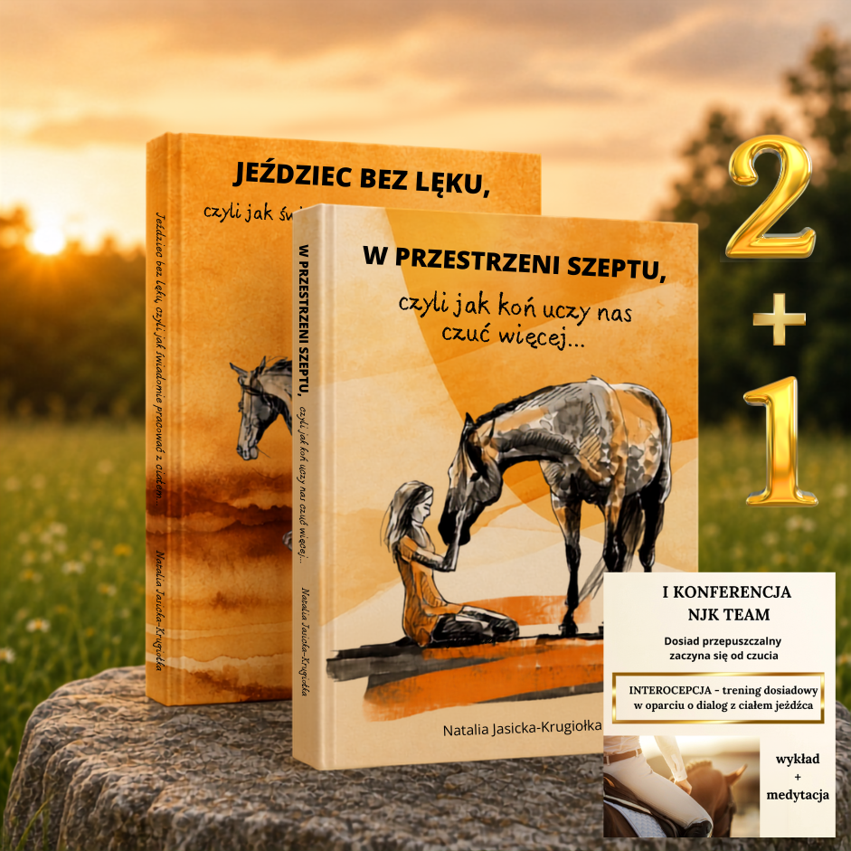 "W przestrzeni szeptu... oraz Jeździec bez lęku..." LIMITED EDITION - dwupak twarda oprawa + wykład